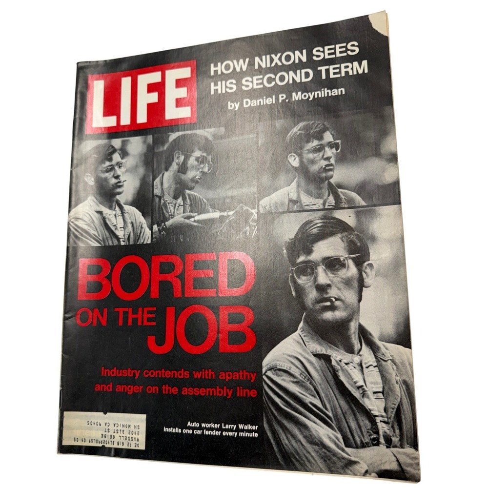 Vintage LIFE Magazine September 1 1972 Bored on the Job Nixon Daniel P Moynihan